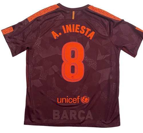 Barcelona jersey iniesta - fc,